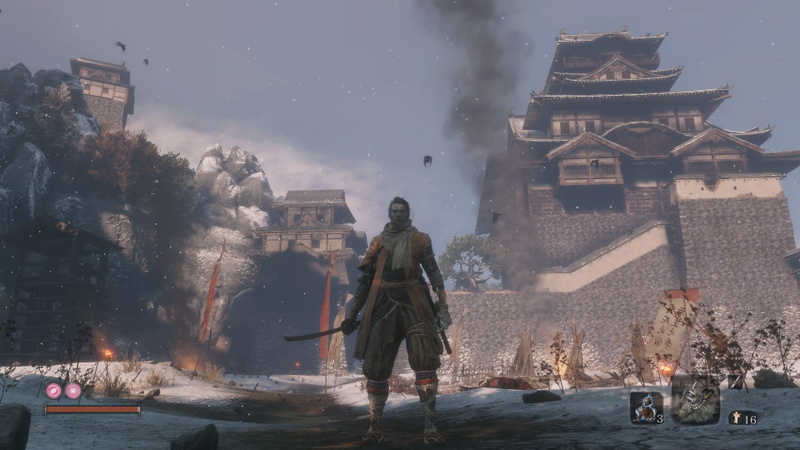 La arquitectura en este juego es fascinante y un reflejo del Japón feudal.
